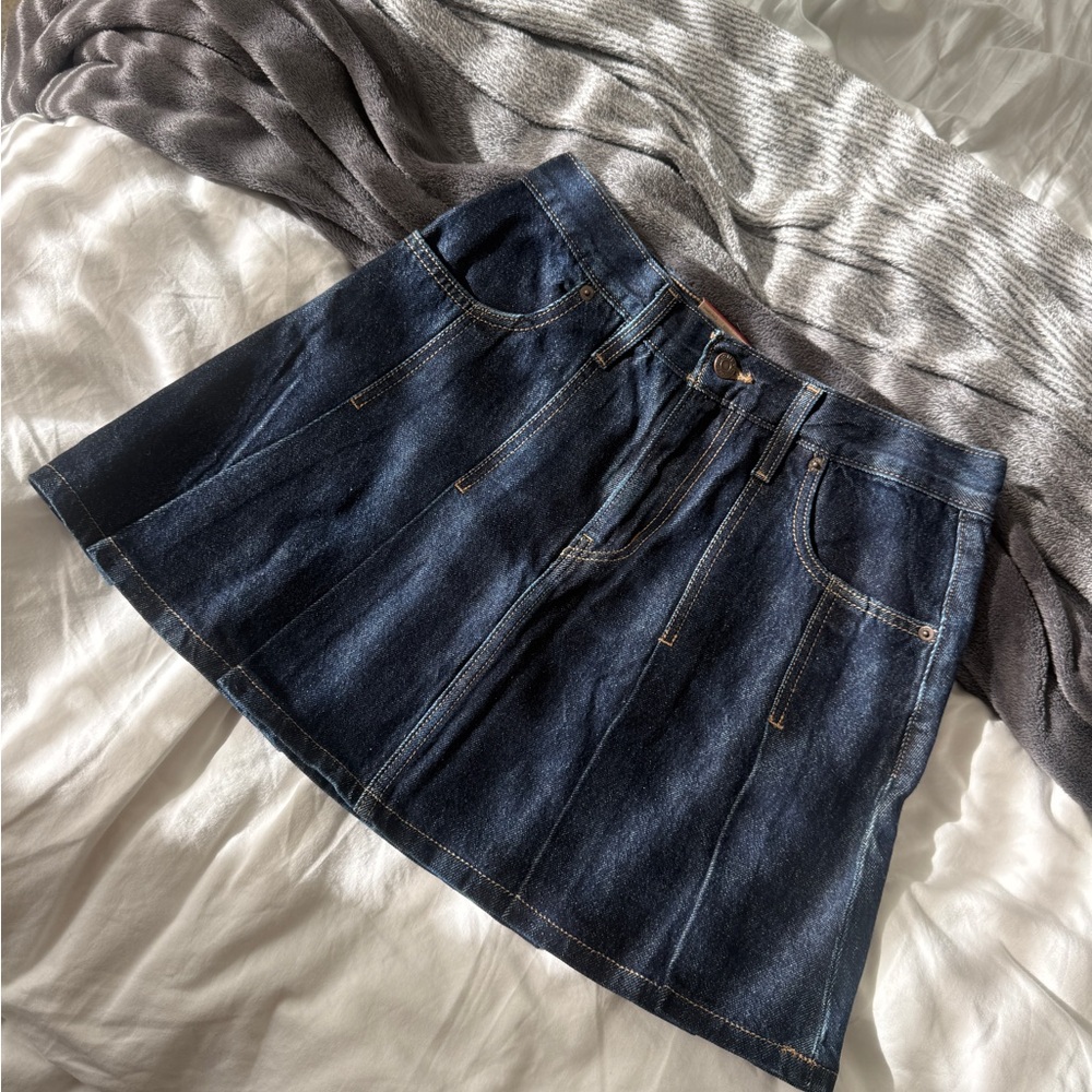 Levi's Dark Blue Mini Skirt